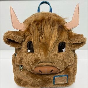 Loungefly Busch Gardens Exclusive Highland Cow Mini Backpack